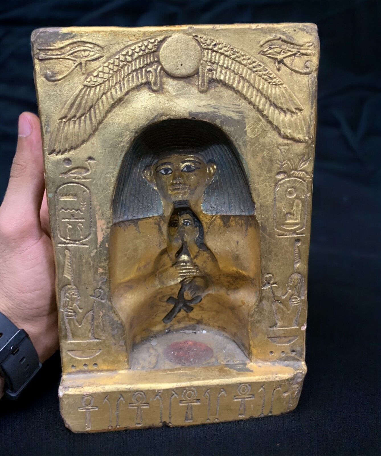 Rare Figure Ancient Egyptian Antiquities Magic Box Pharaonic Unique Egyptian BC