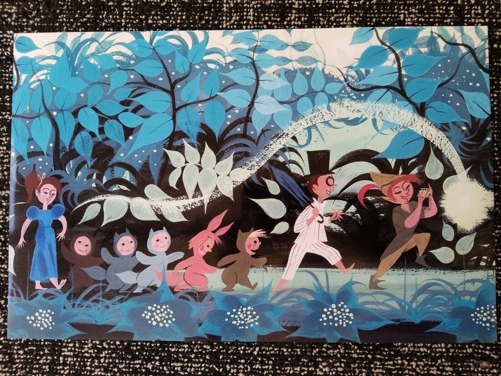 Mary Blair Concept Art Peter Pan Following the Leader Poster Print 11x17