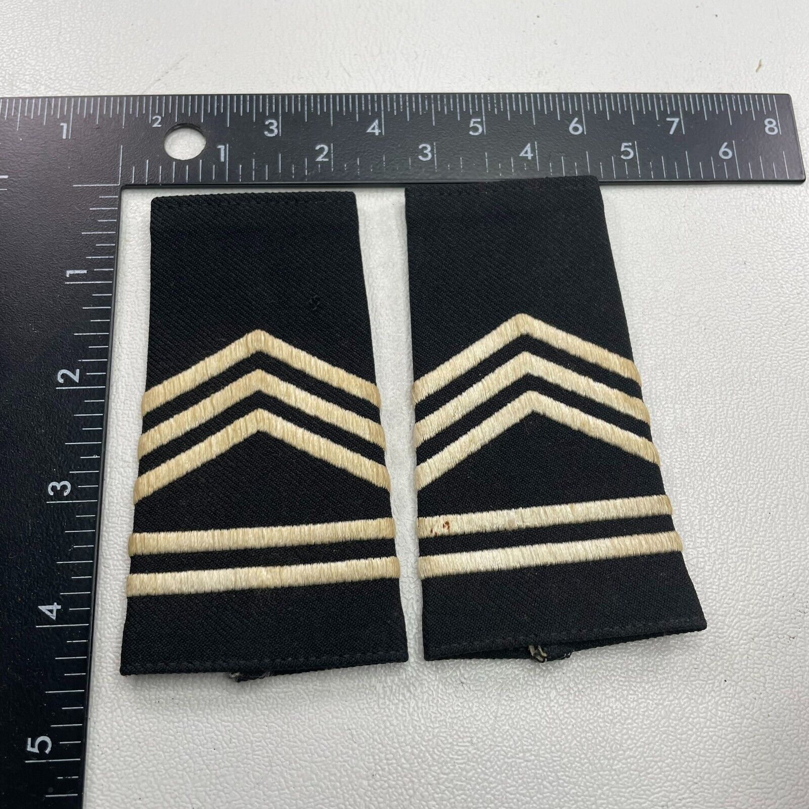Military Patch-ish 2 SHOULDER BOARDS (kinda dirty) 39WZ