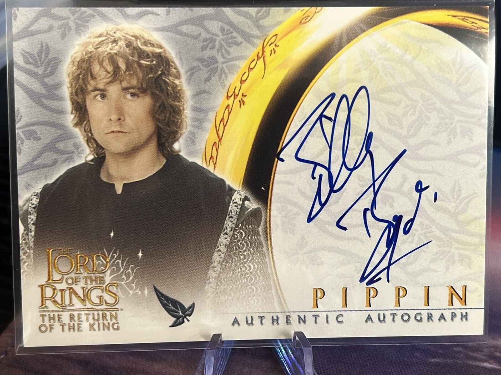 Topps Lord of the Rings Return of the King Auto Billy Boyd/Pippin