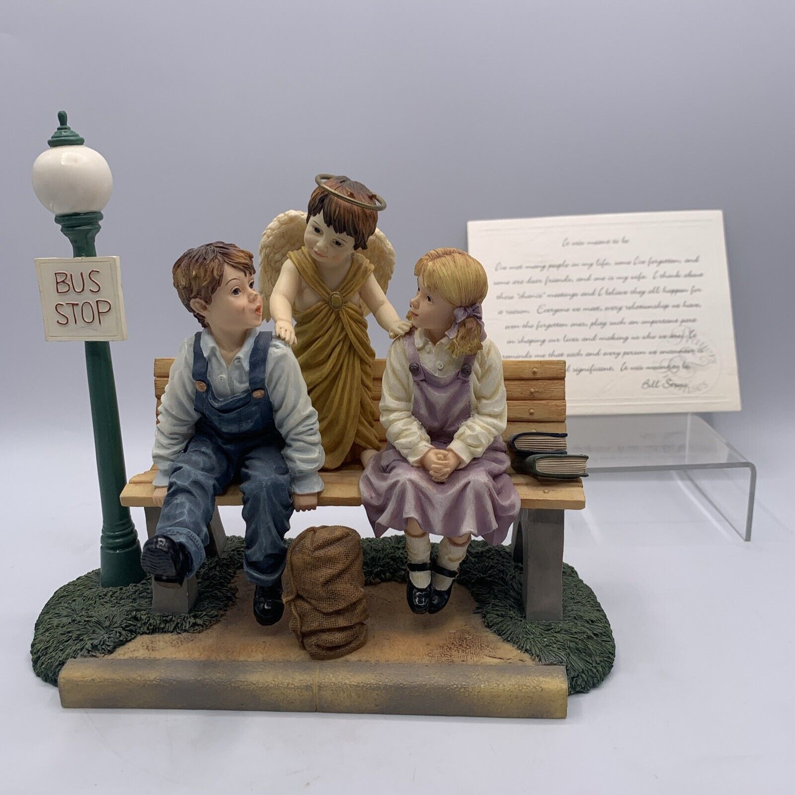 Demdaco Prayers & Promises Figurine 2002 “It Was Meant To Be” By Bill Stross