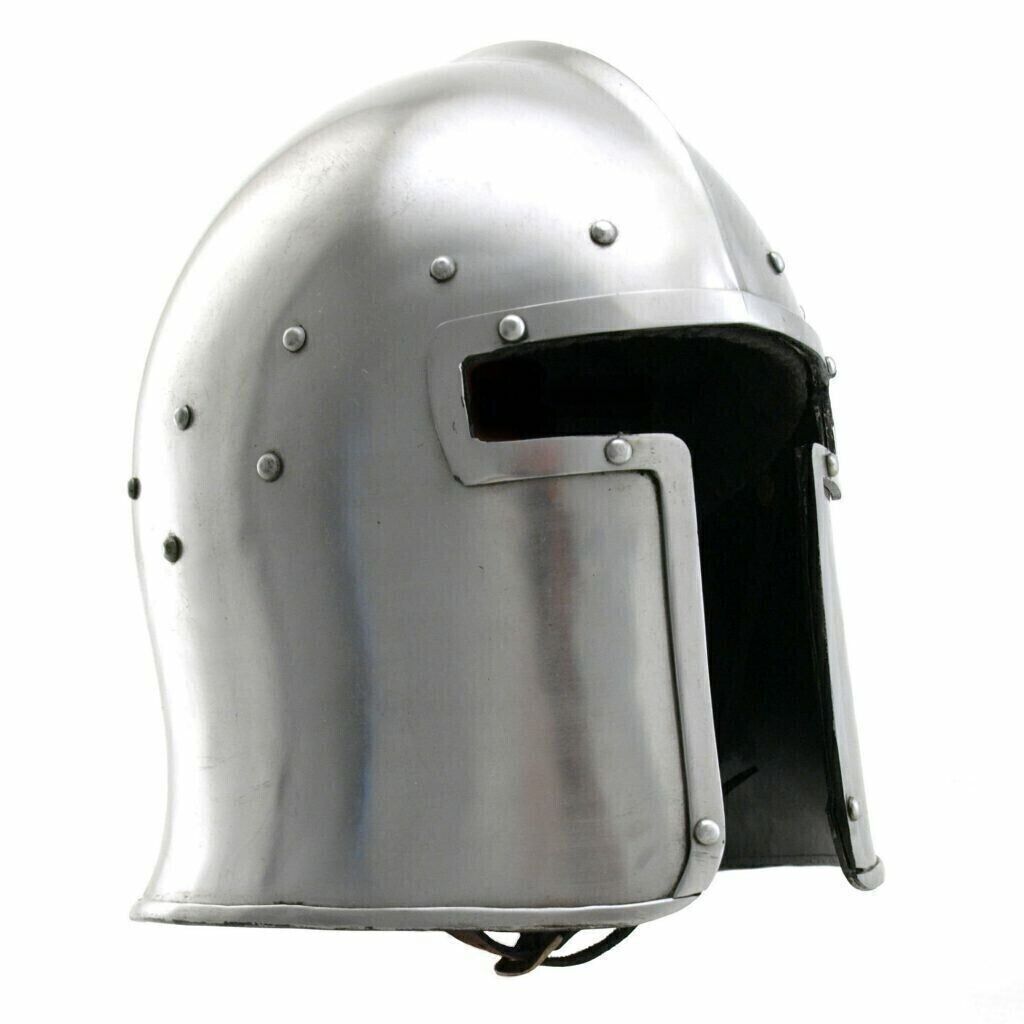 Medieval Open Face Armour Helmet Battle Warrior halloween Steel Helmet replica