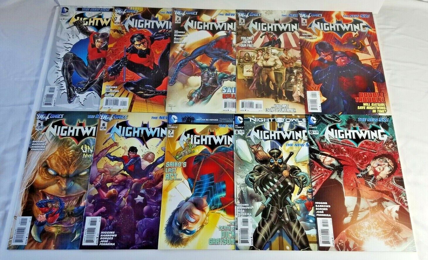 NIGHTWING (2011 SERIES) 29 ISSUE COMIC RUN 0-30 DC COMICS