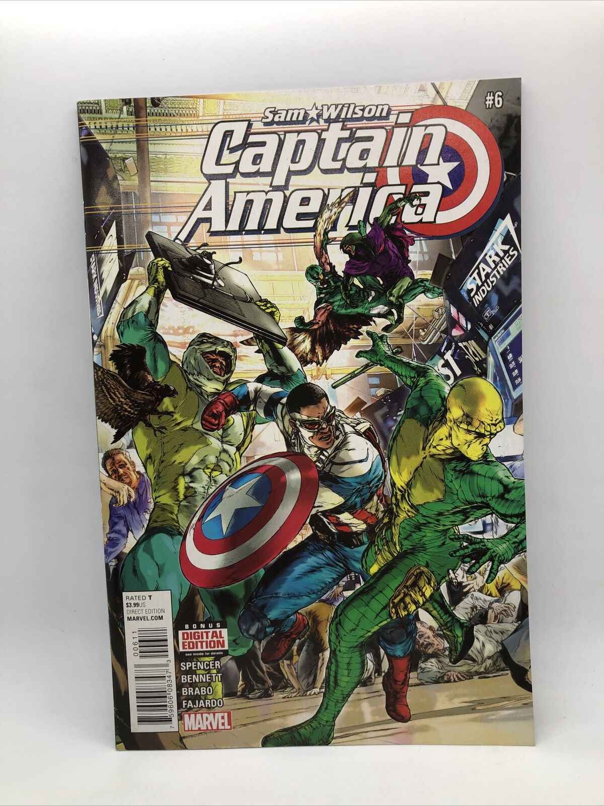 2016 Marvel Captain America #6 1st Full App Joaquin Torres as Falcon