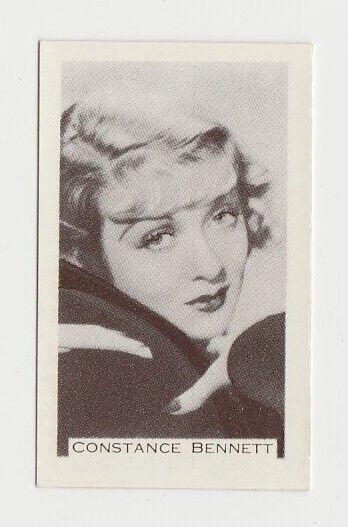 Constance Bennett vintage 1936 Facchino\'s Cinema Stars Trading Card #53 Sharp NM