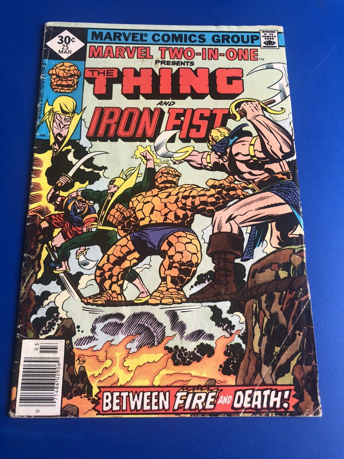 Marvel Two In One #25 The Thing and Iron Fist March 1977 Bronze Comic