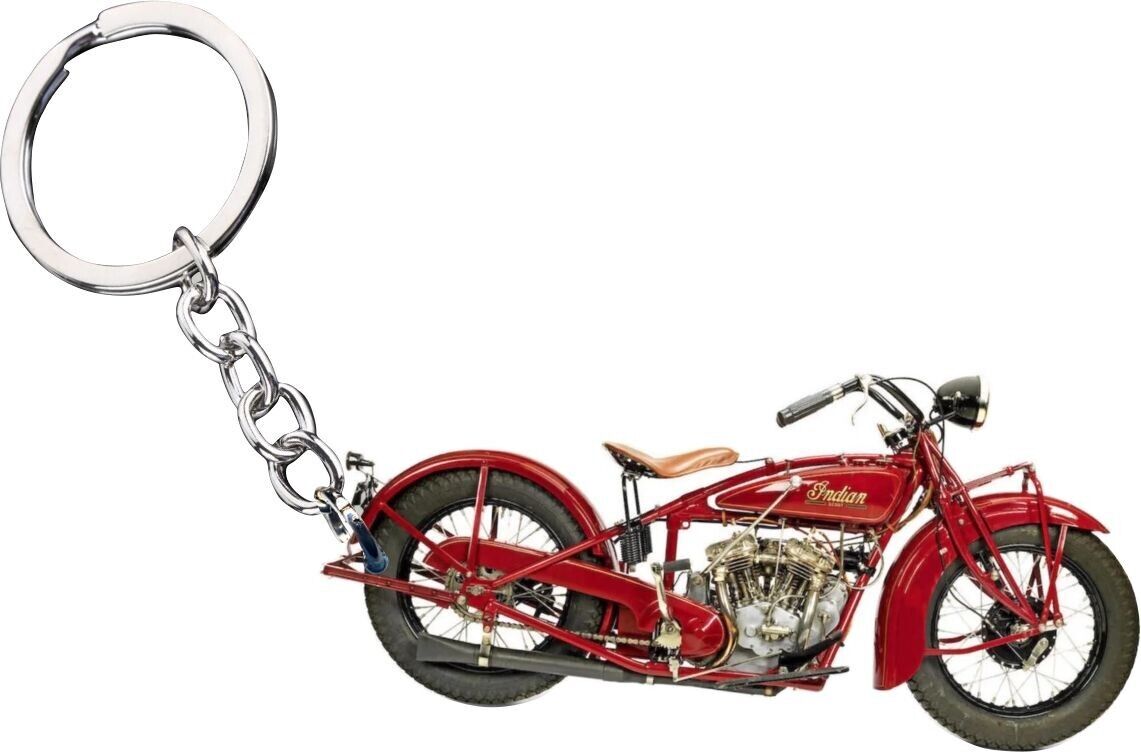 Indian Motorcycle Keyring Indian 101 Scout 1928 miniature Gift Idea