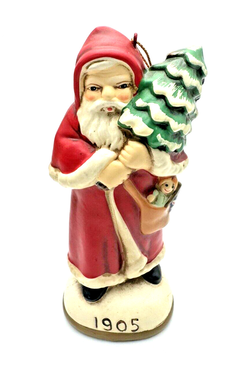Old World Santa 1905 Figurine Ornament Ceramic 5\