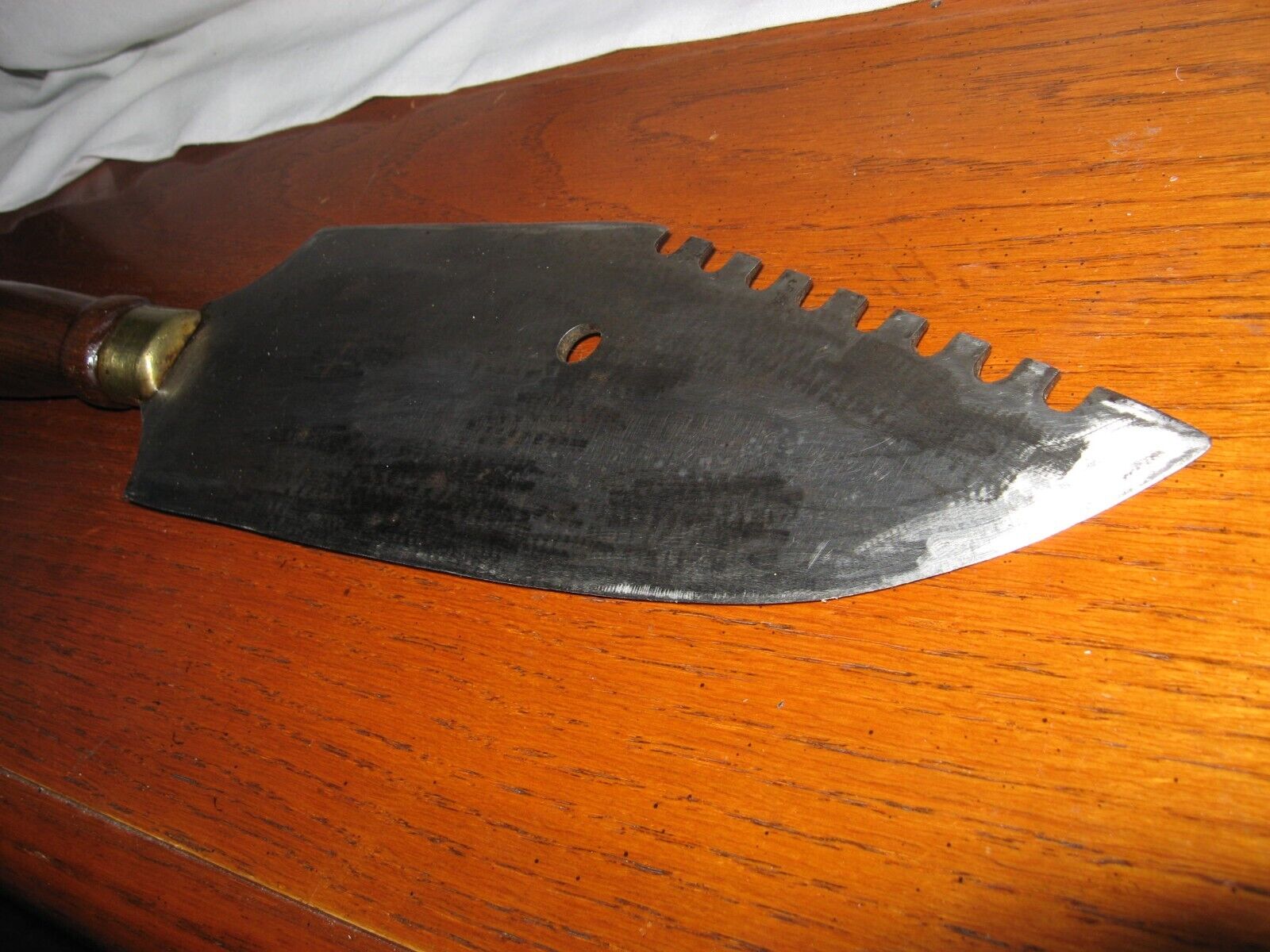 rmk99 Rare Antique 1800\'s Buffalo Skinning Knife Large 9x3\