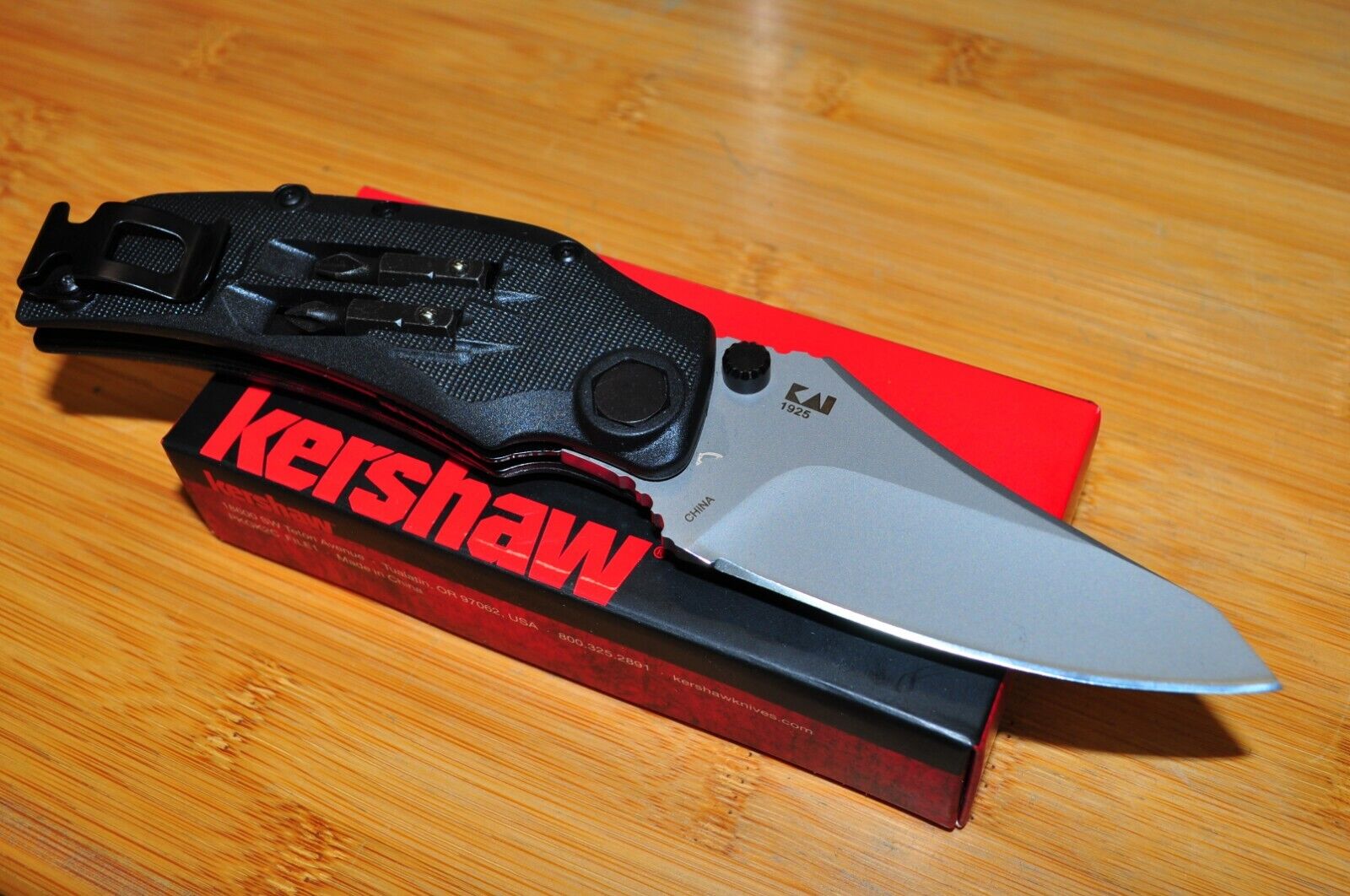 Kershaw 1925 THE PAYLOAD KNIFE WITH  BITS