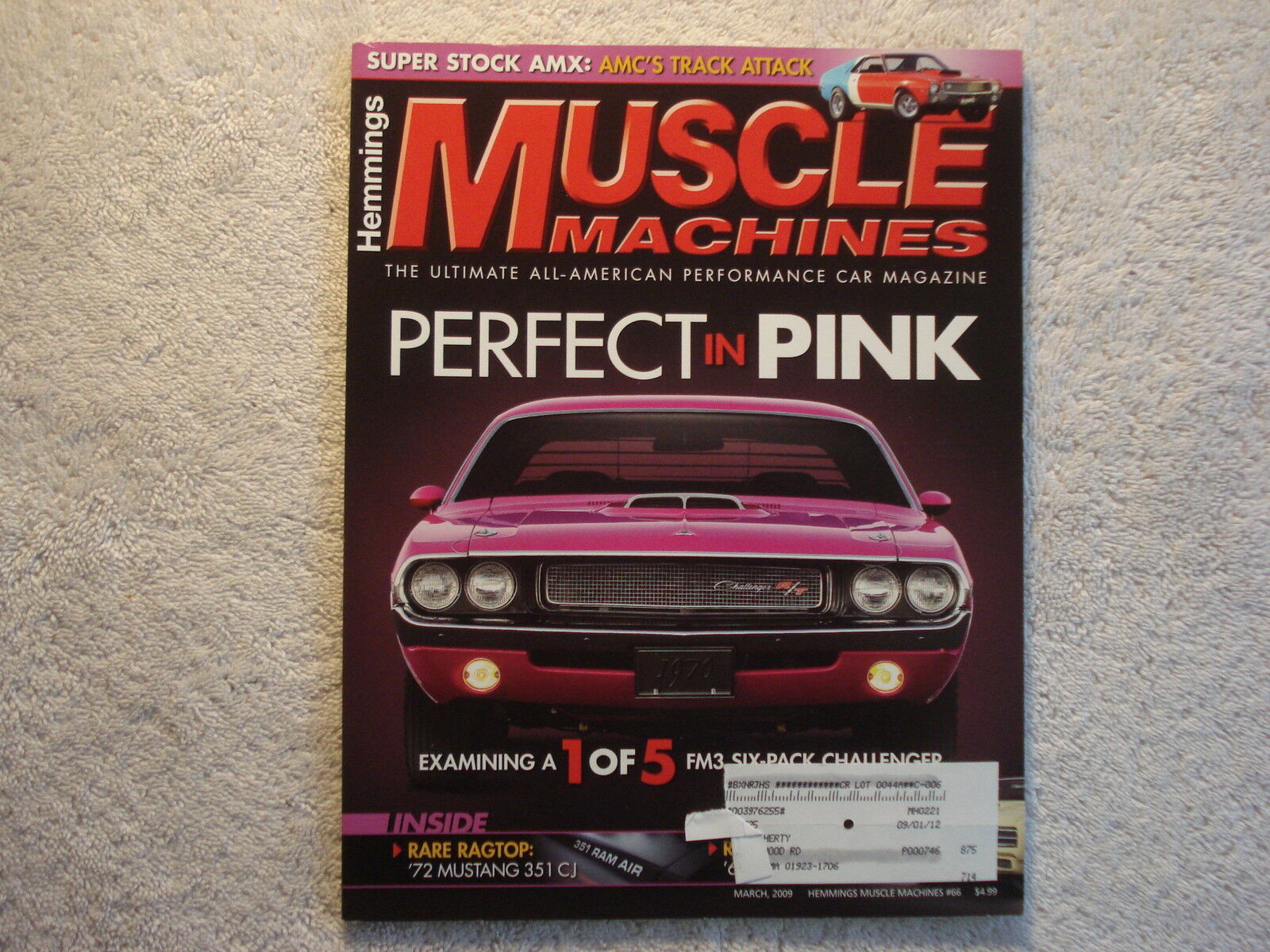 Muscle Machines 2009 March 1972 Mustang 351 CJ 1964 Ford Falcon 1969 GTO conv