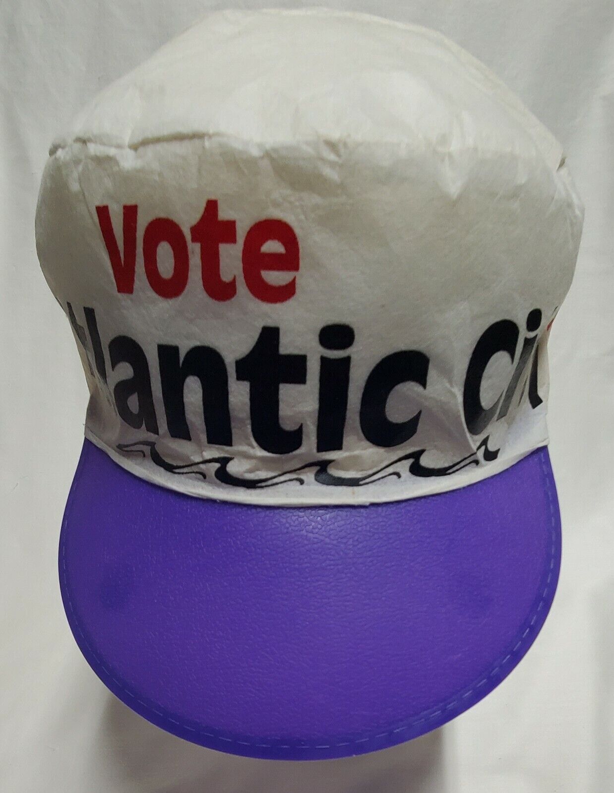 Vote Atlantic City Hat Cap Gloria Rothstein Show Paper Musical Theatre VTG