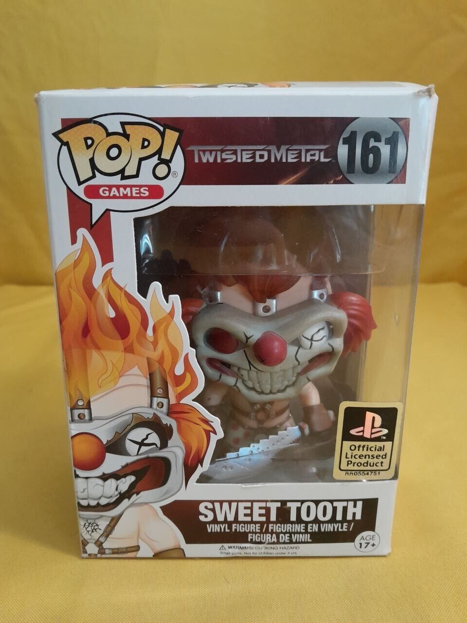 FUNKO POP SWEET TOOTH 161 TWISTED METAL PS LICENSED RARE VAULTED W/PROTECTOR P11