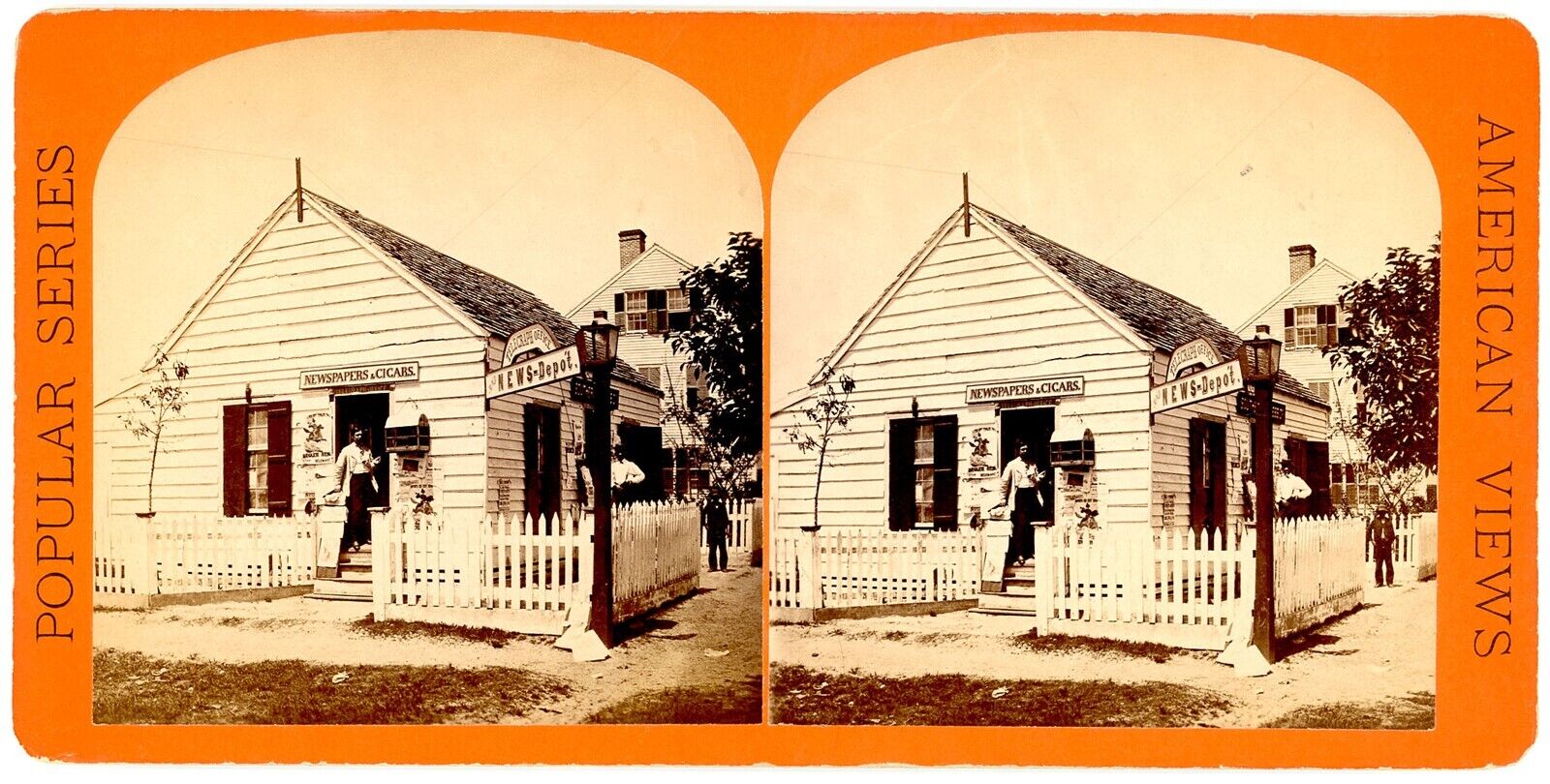 FLORIDA SV - Palatka - Newspaper & Cigar Shop - Anthony 1870s