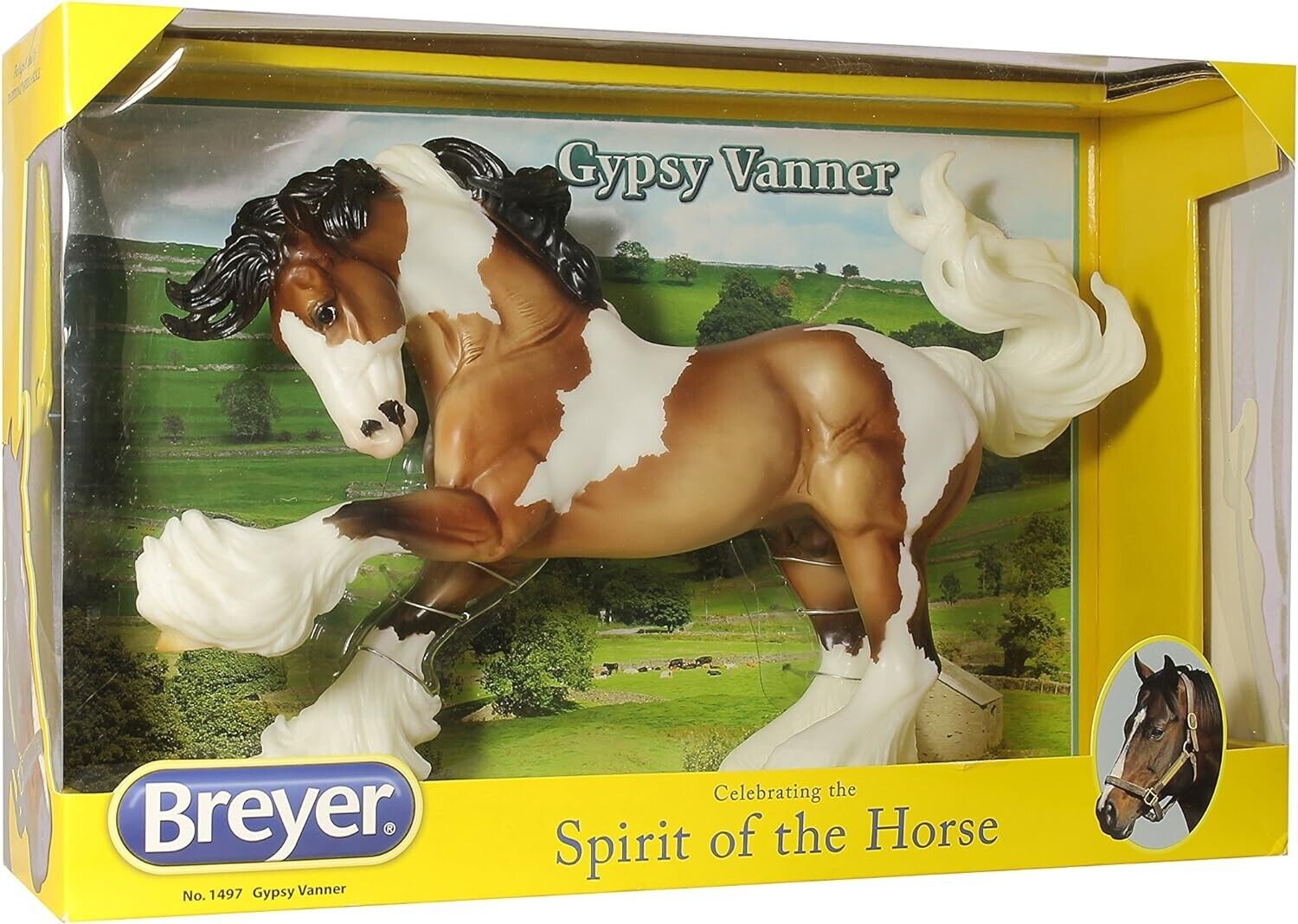 Breyer Traditional Series Gypsy Vanner Model Horse Toy #1497