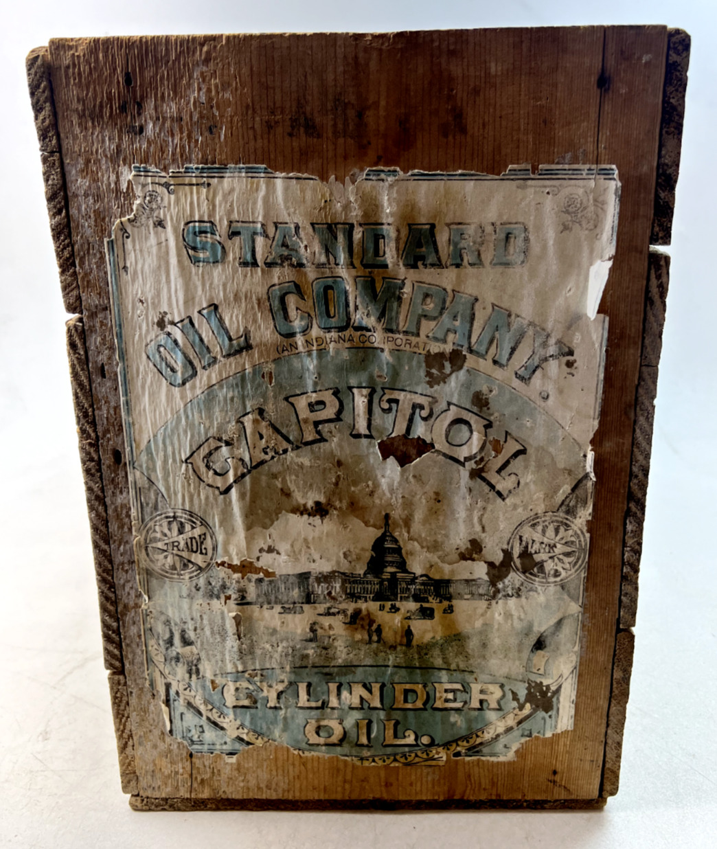 Vintage Standard Oil Company Wooden Crate - 15\