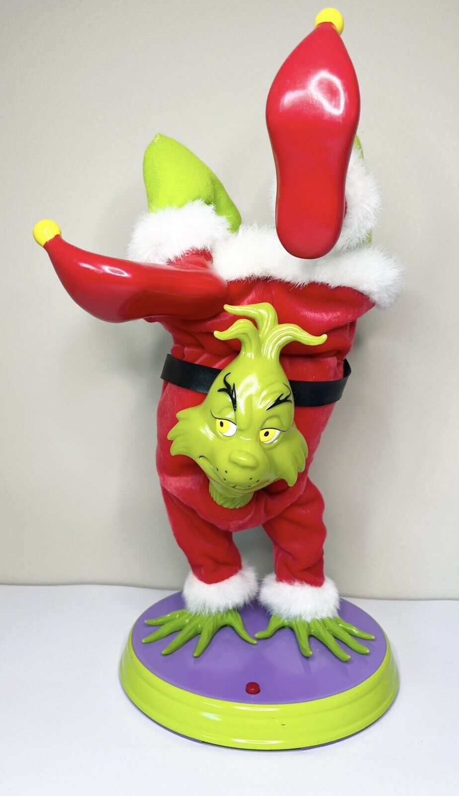 Gemmy Grinch Handstand Dancing Christmas Animated Musical PARTS REPAIR READ