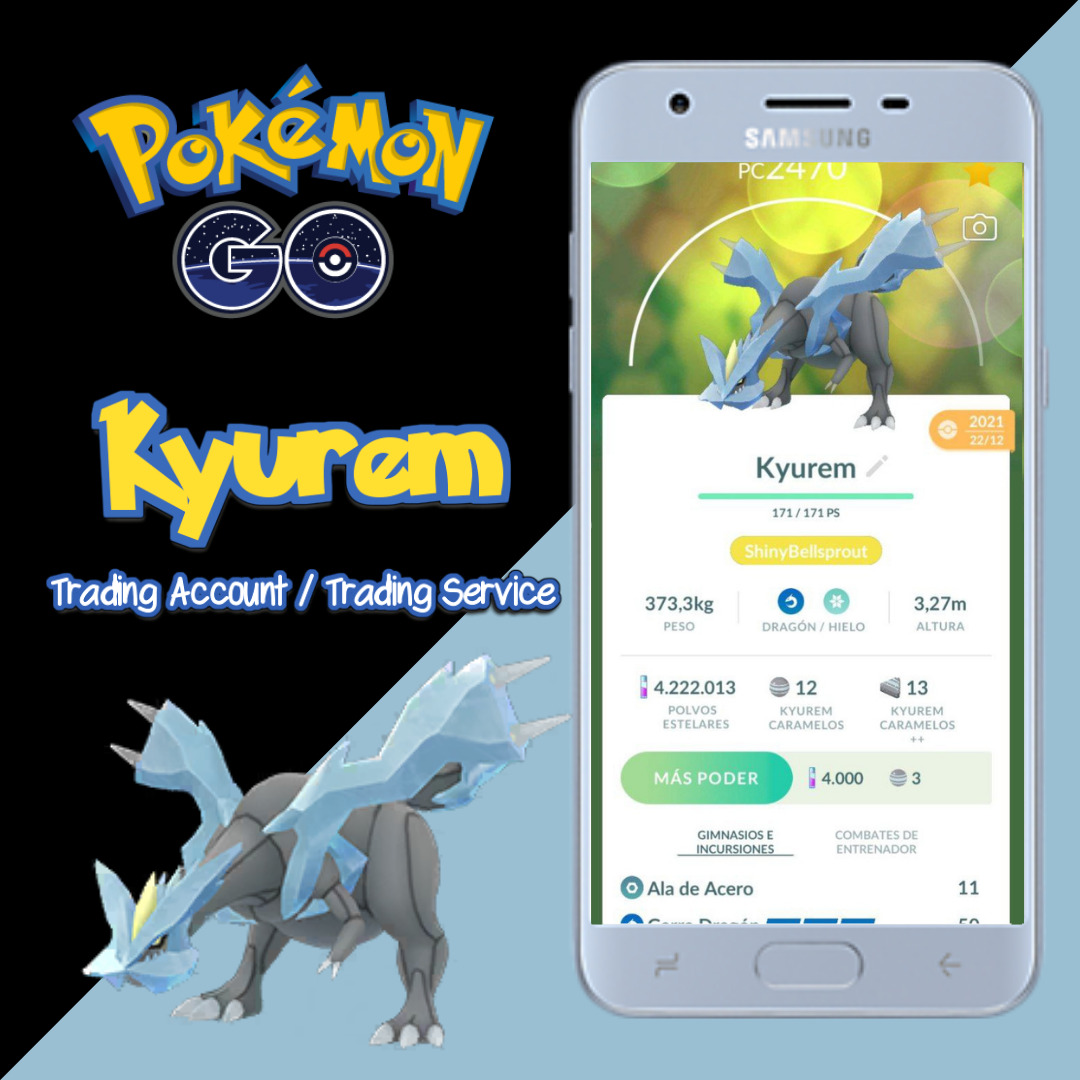 Pokemon Go Legendary Kyurem - Less than 24h - PTC @count
