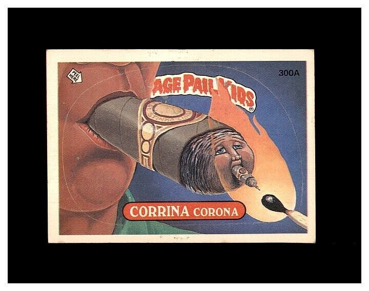 1987 Topps Garbage Pail Kids 8th Series 8 Card 300a Corrina Corona