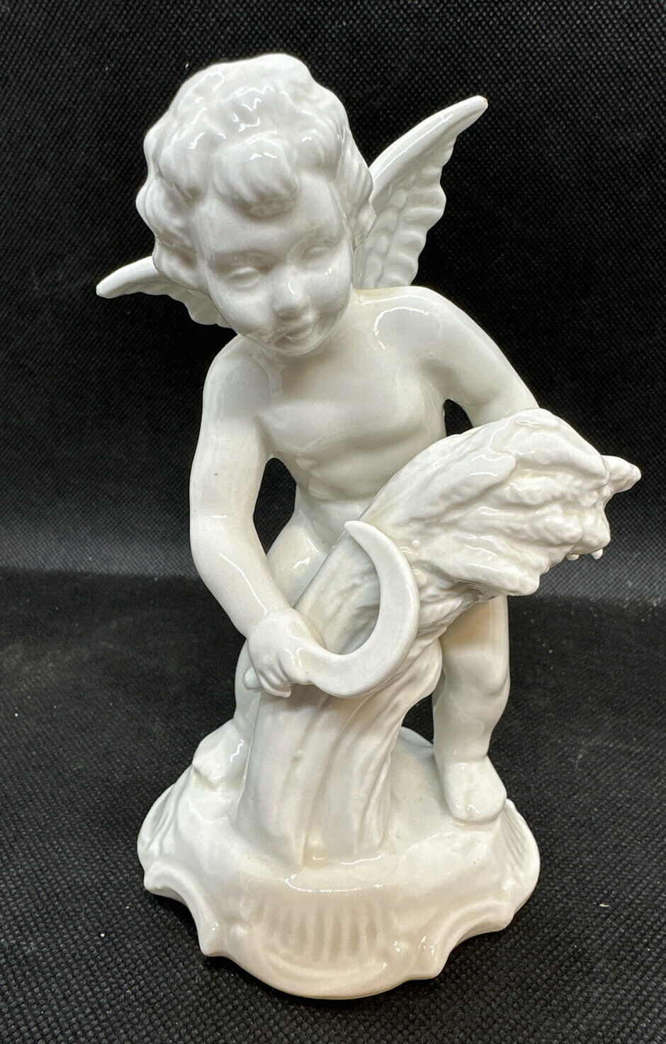 Dresden CROWN D ORIGINAL GERMANY Mark Rare Fall Angel Figurine
