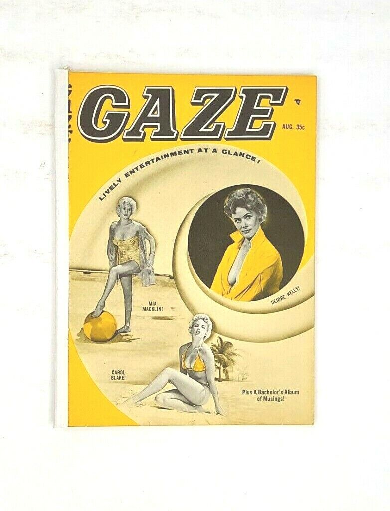GAZE Magazine August 1961 Bill Wenzel DeCarlo Humorama Pinups