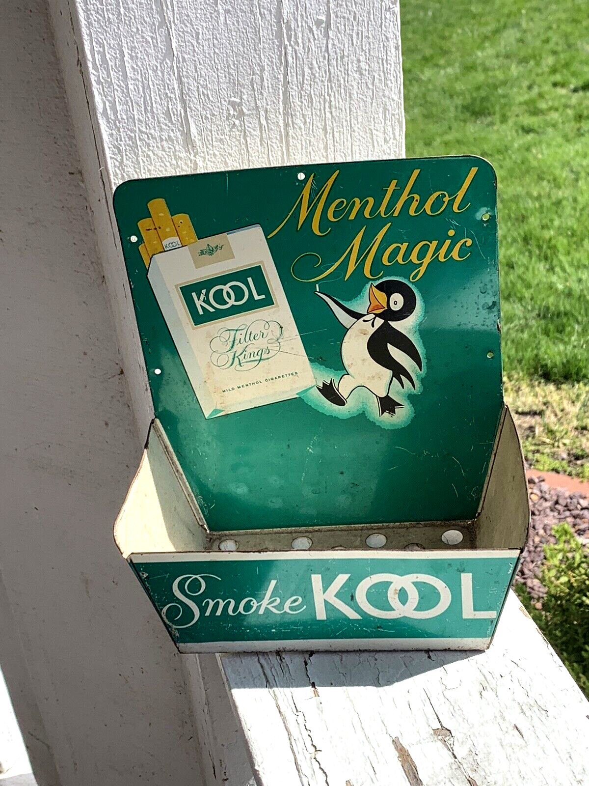 Vintage Kool Menthol Magic Filter Kings Cigarette Metal Display (18B)