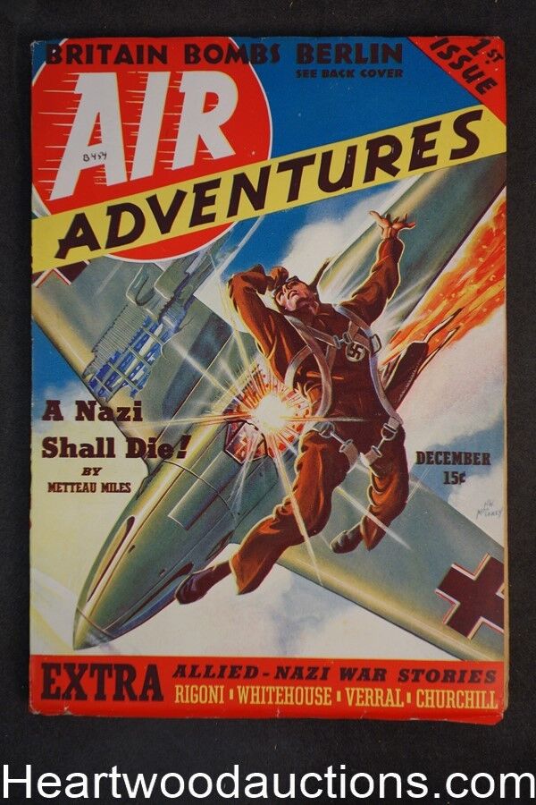 Air Adventures Dec 1939 Vol 1 #1 - High Grade
