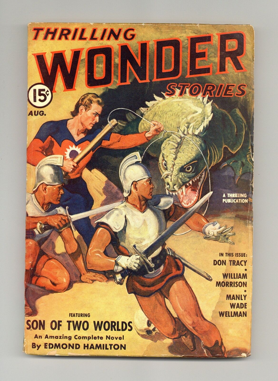 Thrilling Wonder Stories Pulp Aug 1941 Vol. 20 #3 VG