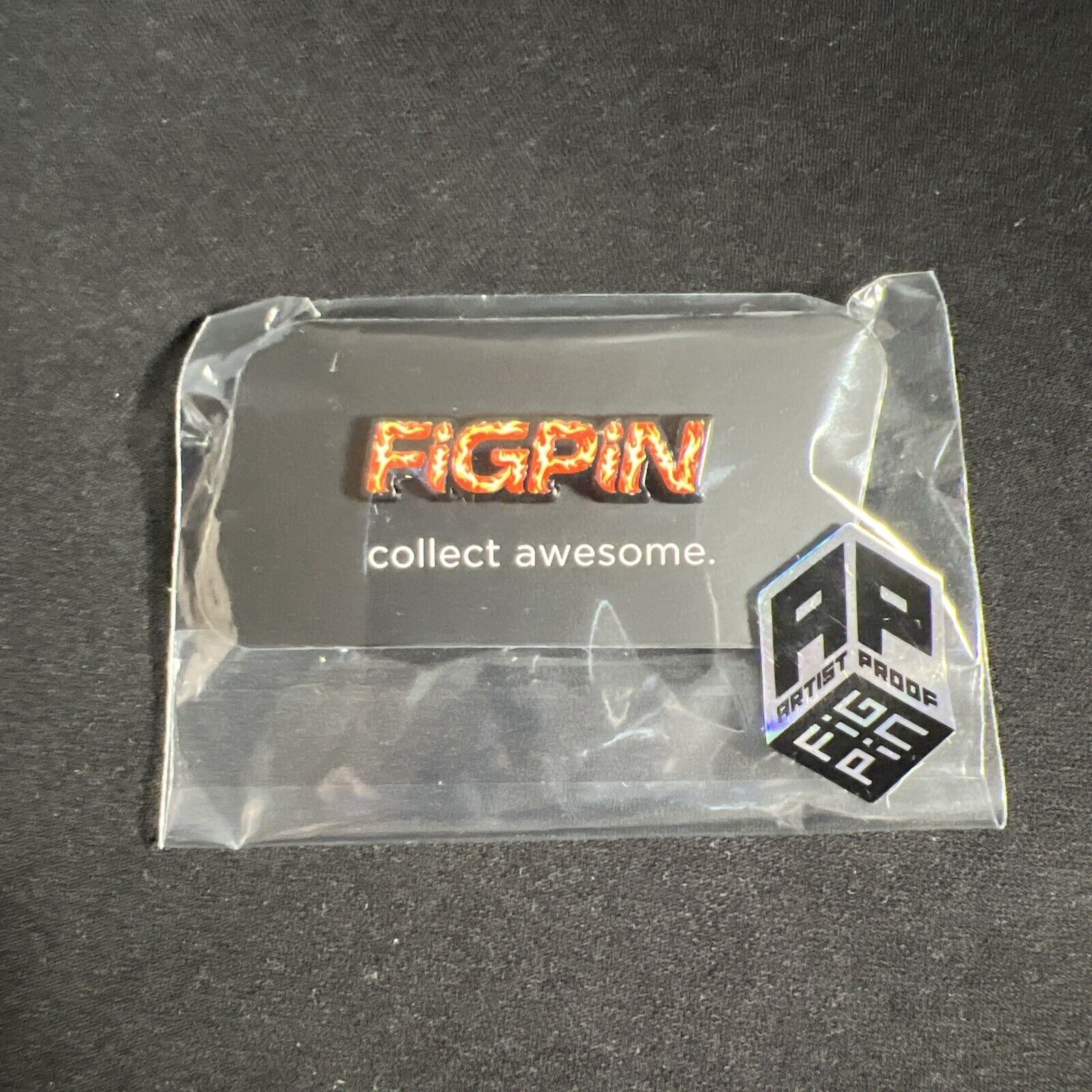 FiGPiN Logo AP Artist Proof L80 Pins on Fire Exclusive 2023 Brand New Locked