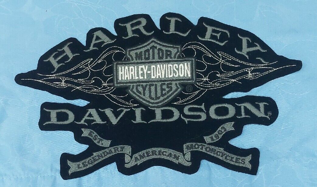 Harley Davidson Bar & Shield Est 1903 Legendary American Motorcycles Back Patch