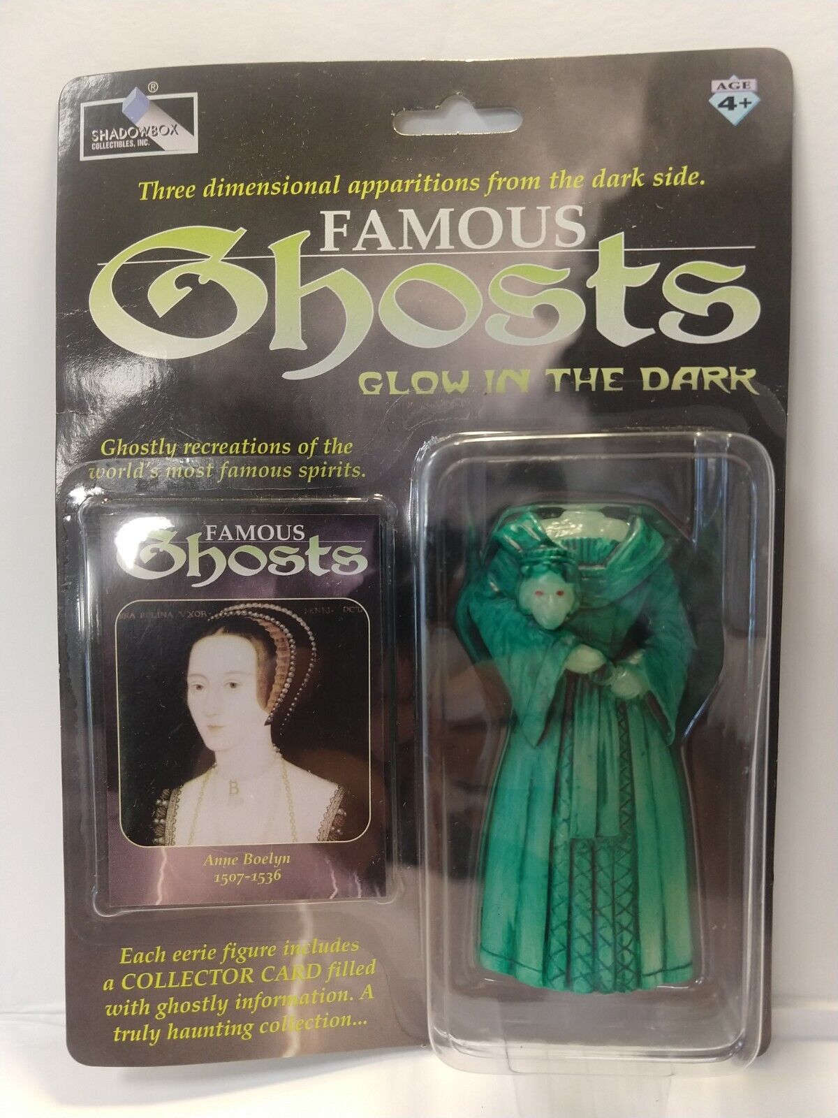 Anne Boelyn Boleyn Queen of England Glow in the Dark Shadowbox Famous Ghosts 