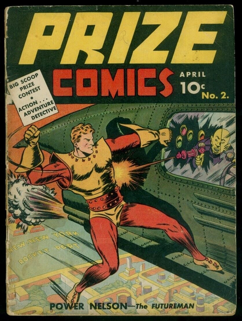 Feature Publications PRIZE Comics #2 1940 Scarce Book  PR .5