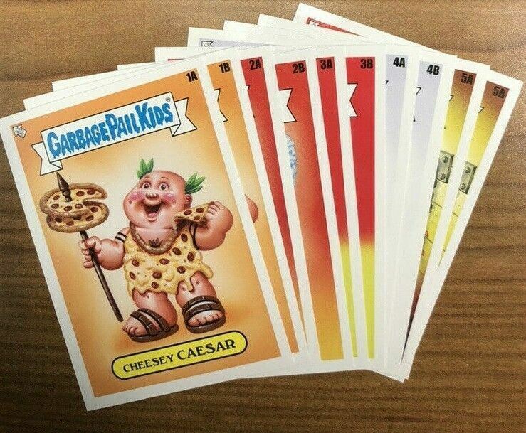 NEW 2021 GPK Garbage Pail Kids Food Fight YOU ARE WHAT YOU EAT 10 Card Sub Set 