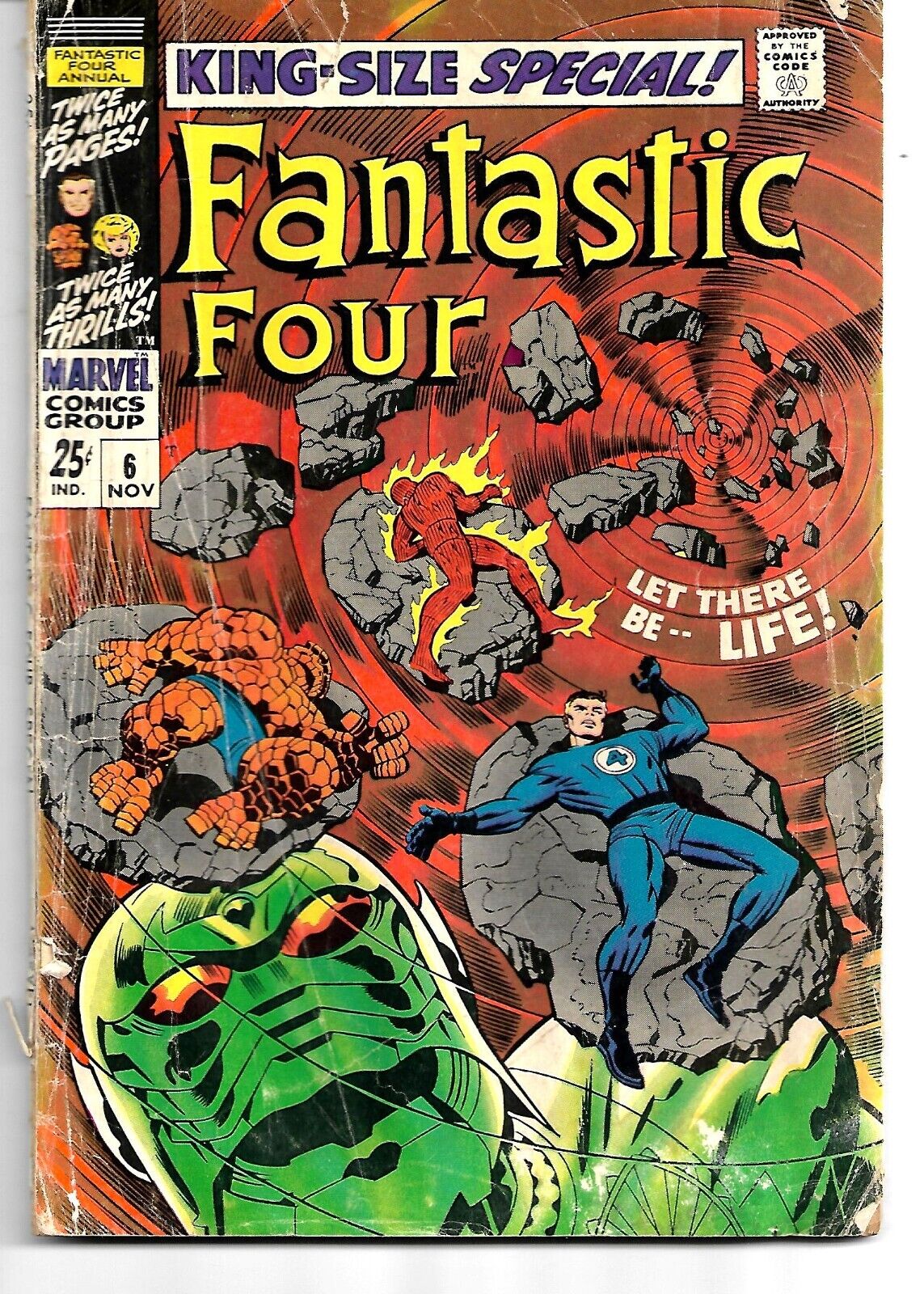 Fantastic Four King Size Annual #6 (1968) 1st Annihilus & Franklin Richards