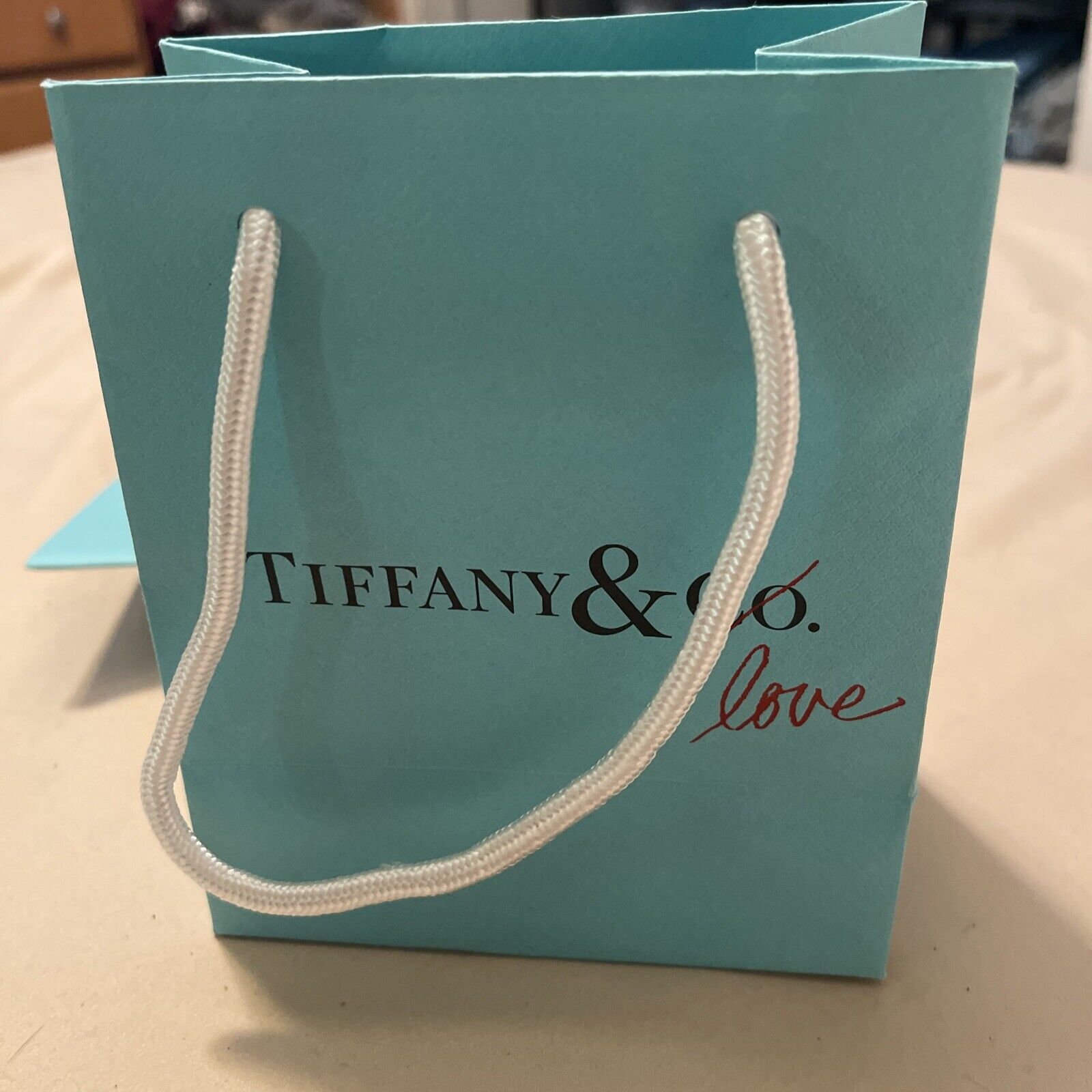 TIFFANY & Co. Blue Paper Shopping Gift Bag  5\