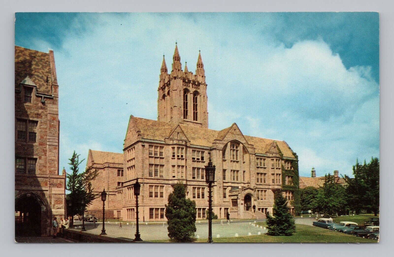 Postcard Boston College Massachusetts