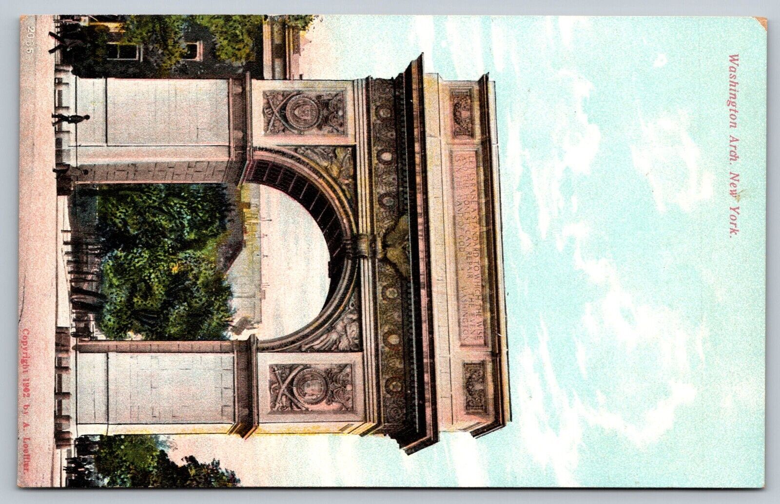 Postcard - Washington Arch - New York City, New York