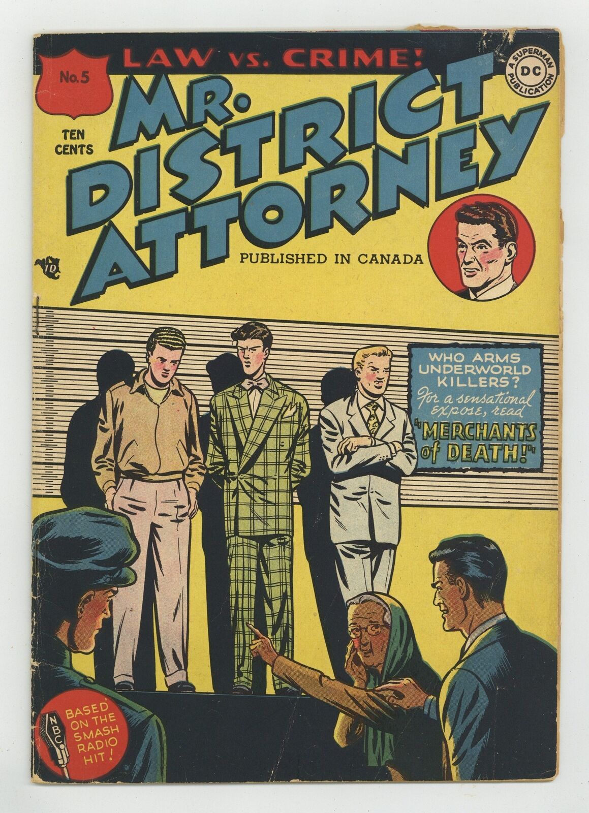 Mr. District Attorney #5 GD+ 2.5 1948