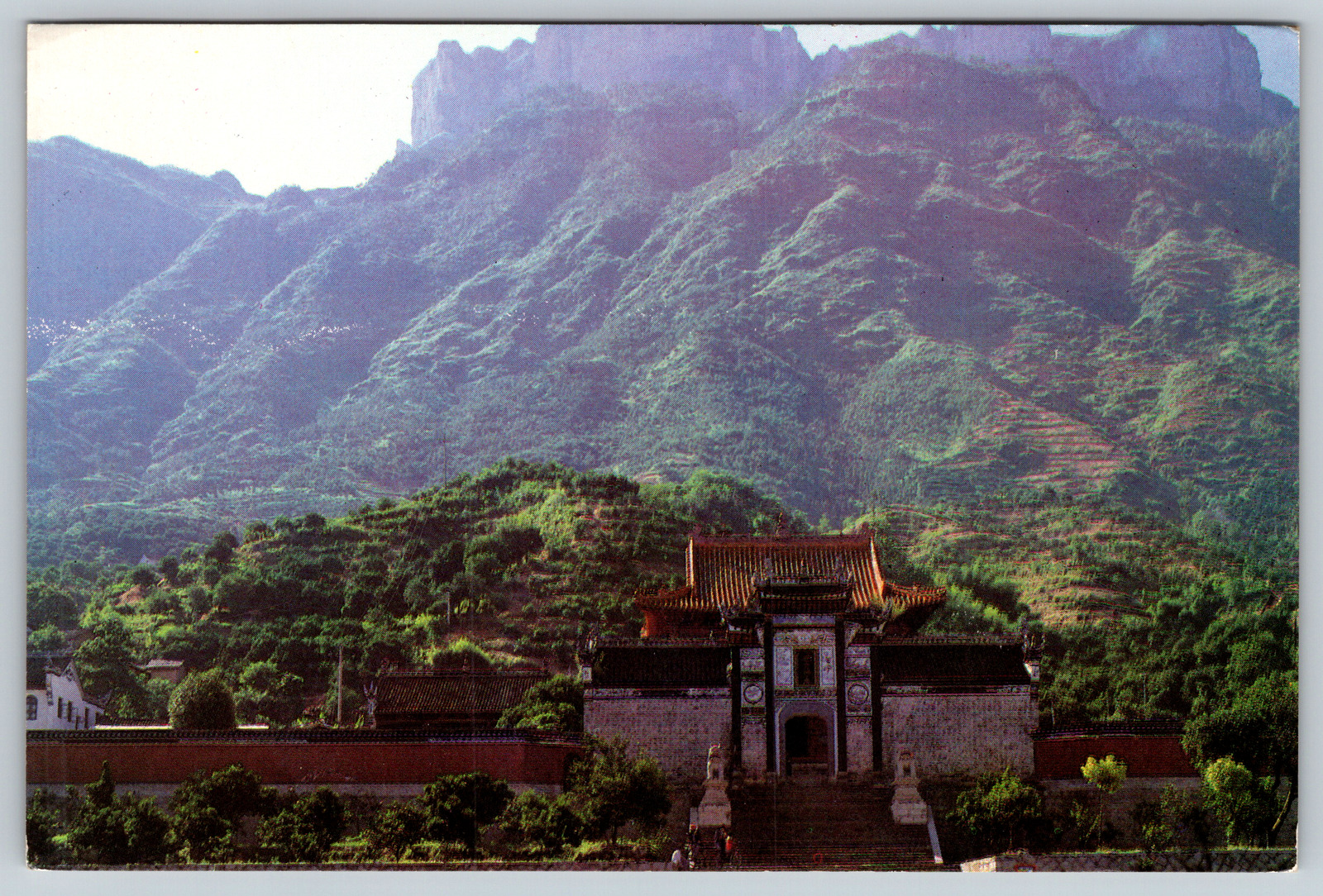 Temple Silt Huangling Vintage Postcard