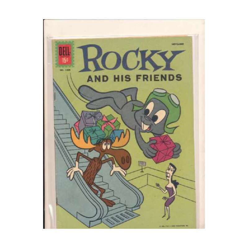 Rocky and His Friends #4 in Very Fine minus condition. Dell comics [f~