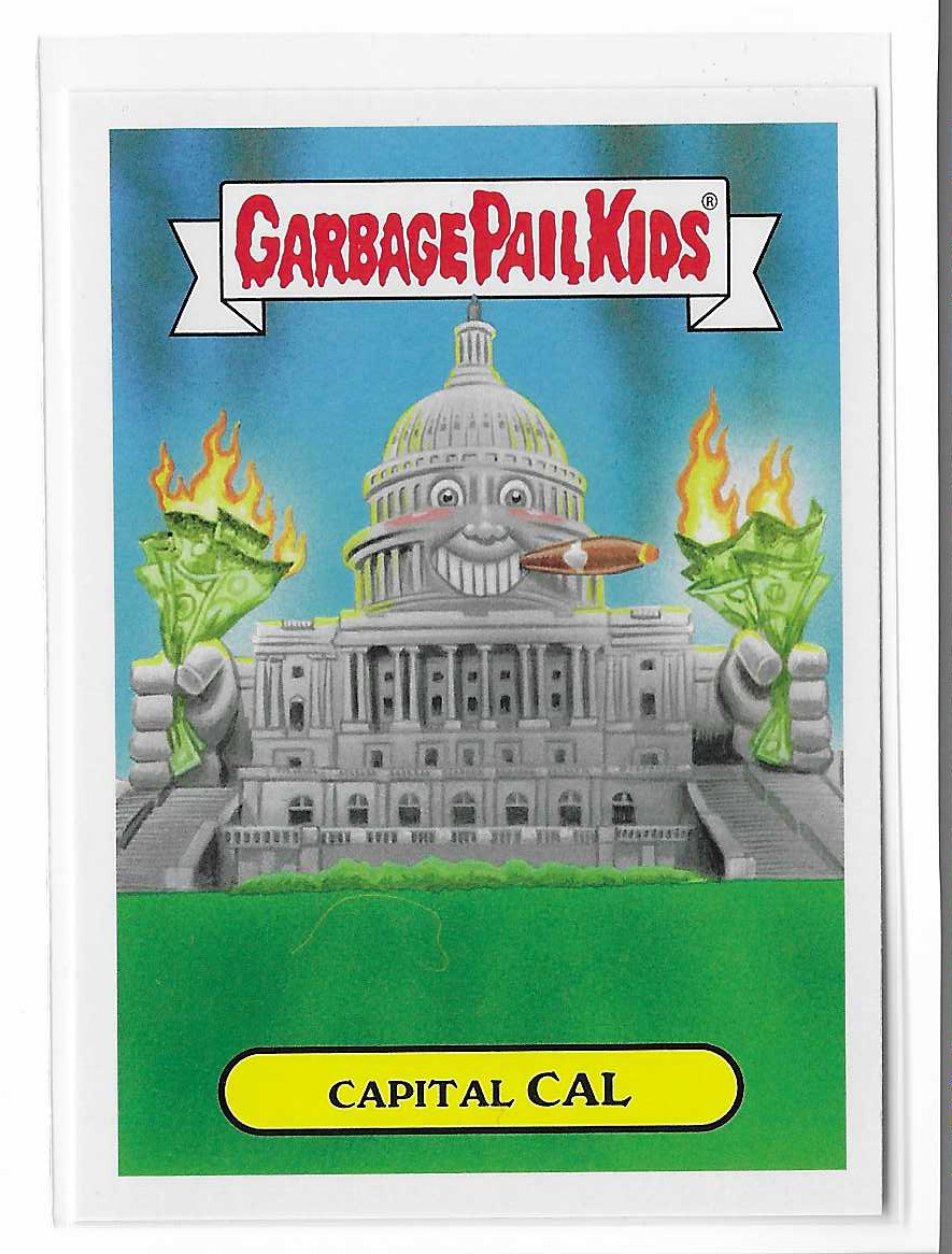 2016 Topps GPK Garbage Pail Kids American As Apple Pie Capital Cal 13a NM