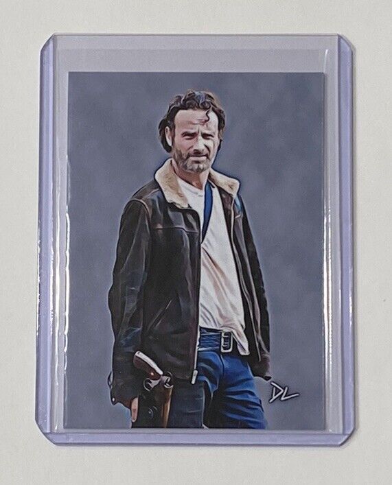 Rick Grimes Limited Edition Artist Signed “The Walking Dead” Trading Card 3/10