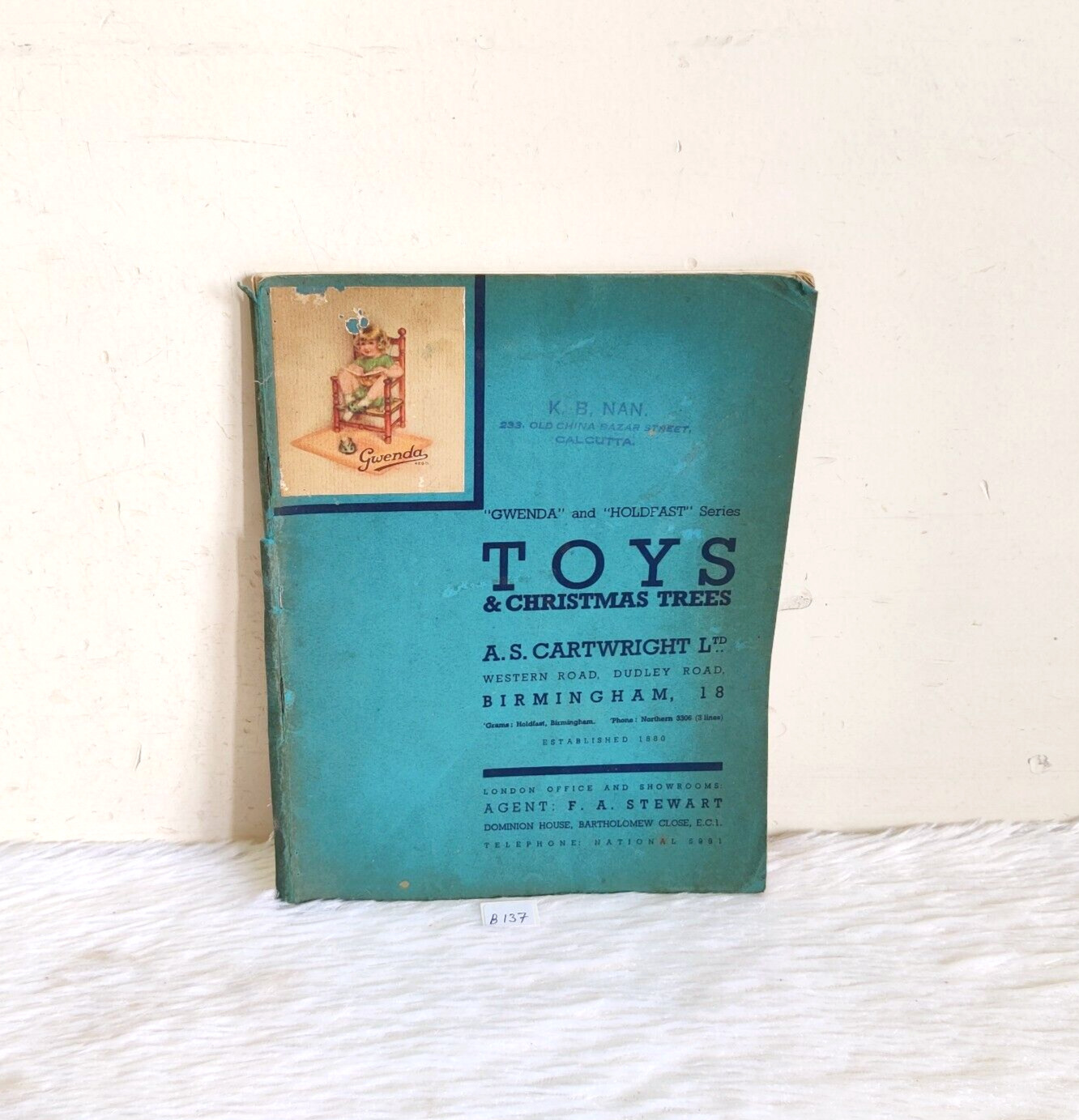 1940s Vintage Gwenda & Holdfast Toys Christmas Trees Catalogue London Rare B137