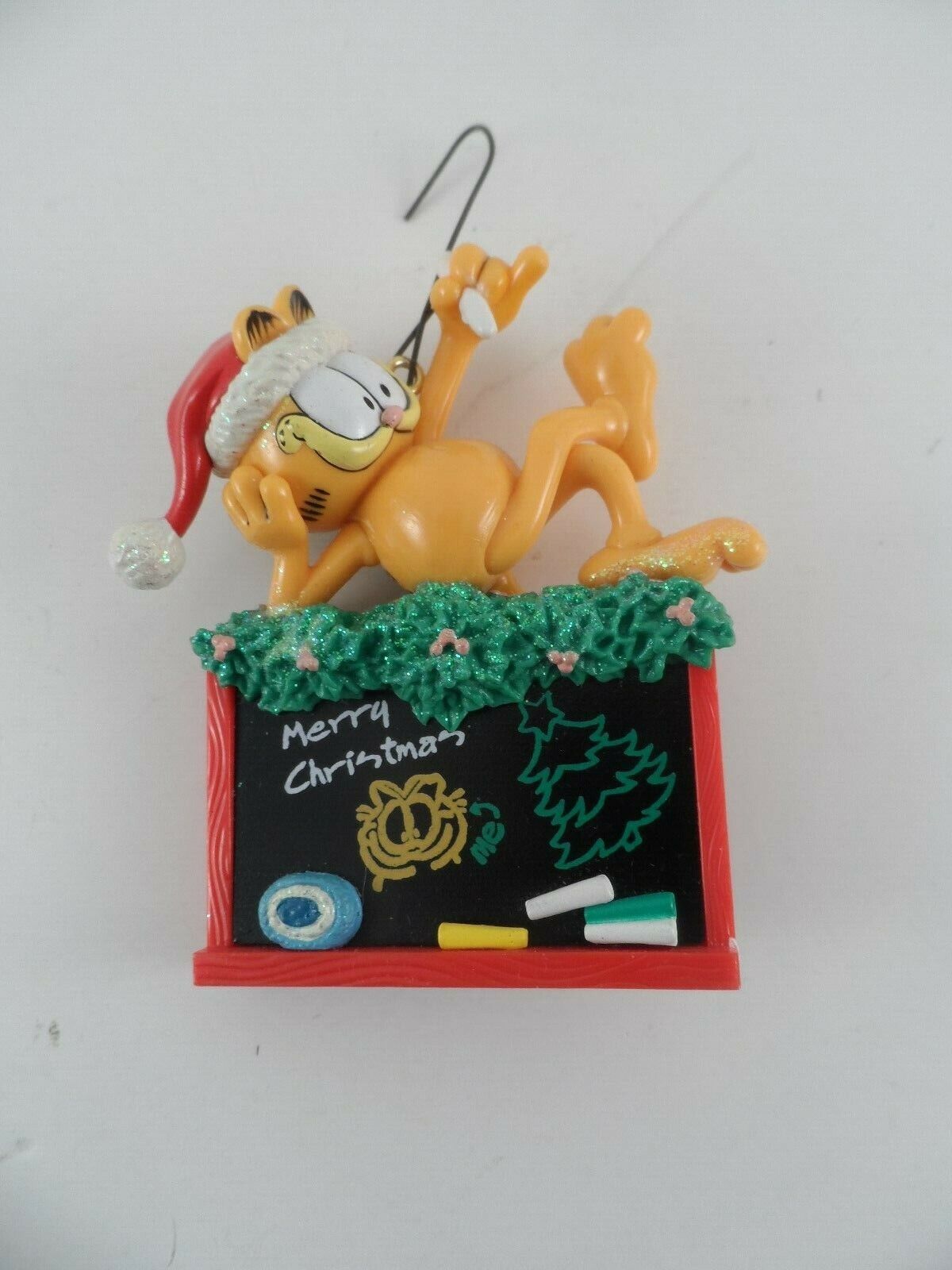 Vintage 1990s Garfield Christmas Ornament Paws 20th Anniversary Hanging Decor