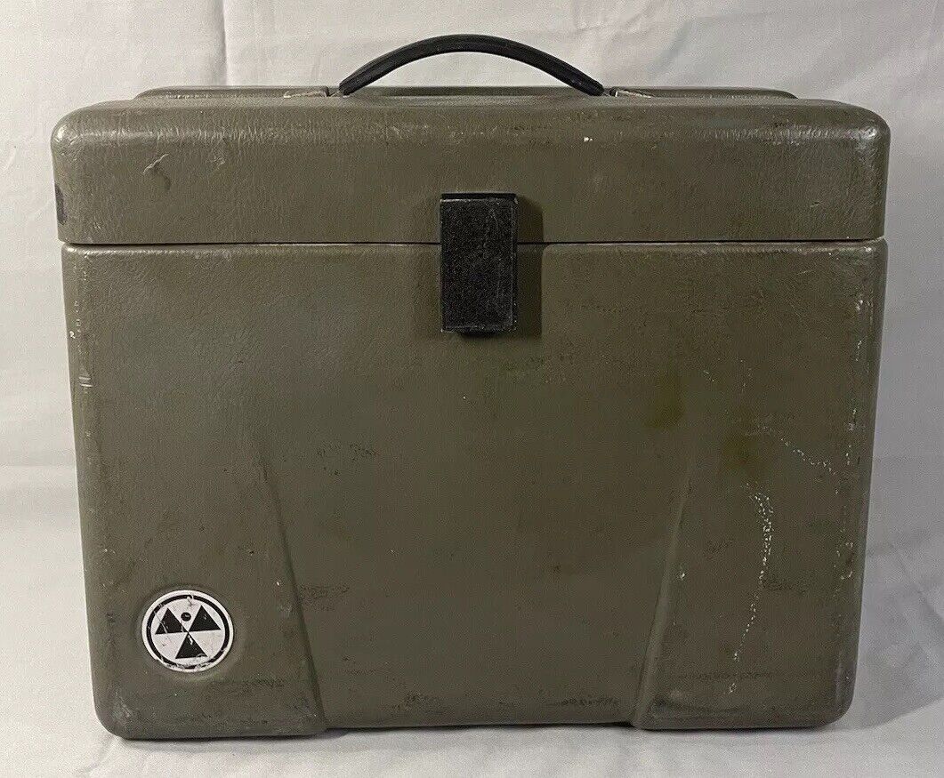 Fallout Shelter Box VINTAGE Hard Shell Case Radioactive RADIATION Storage PROP