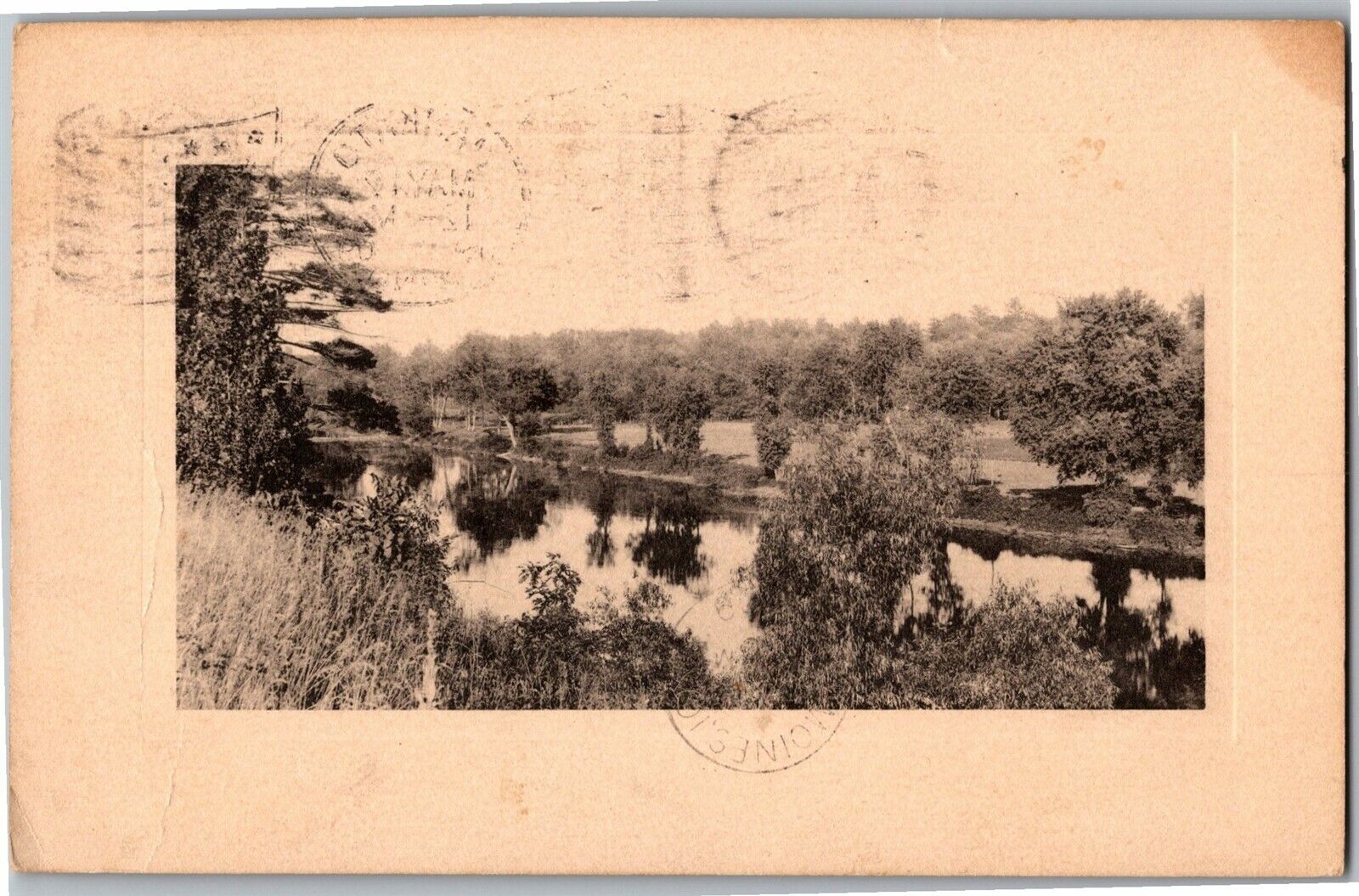 Scenic View, Mankato MN c1909 Vintage Postcard L29