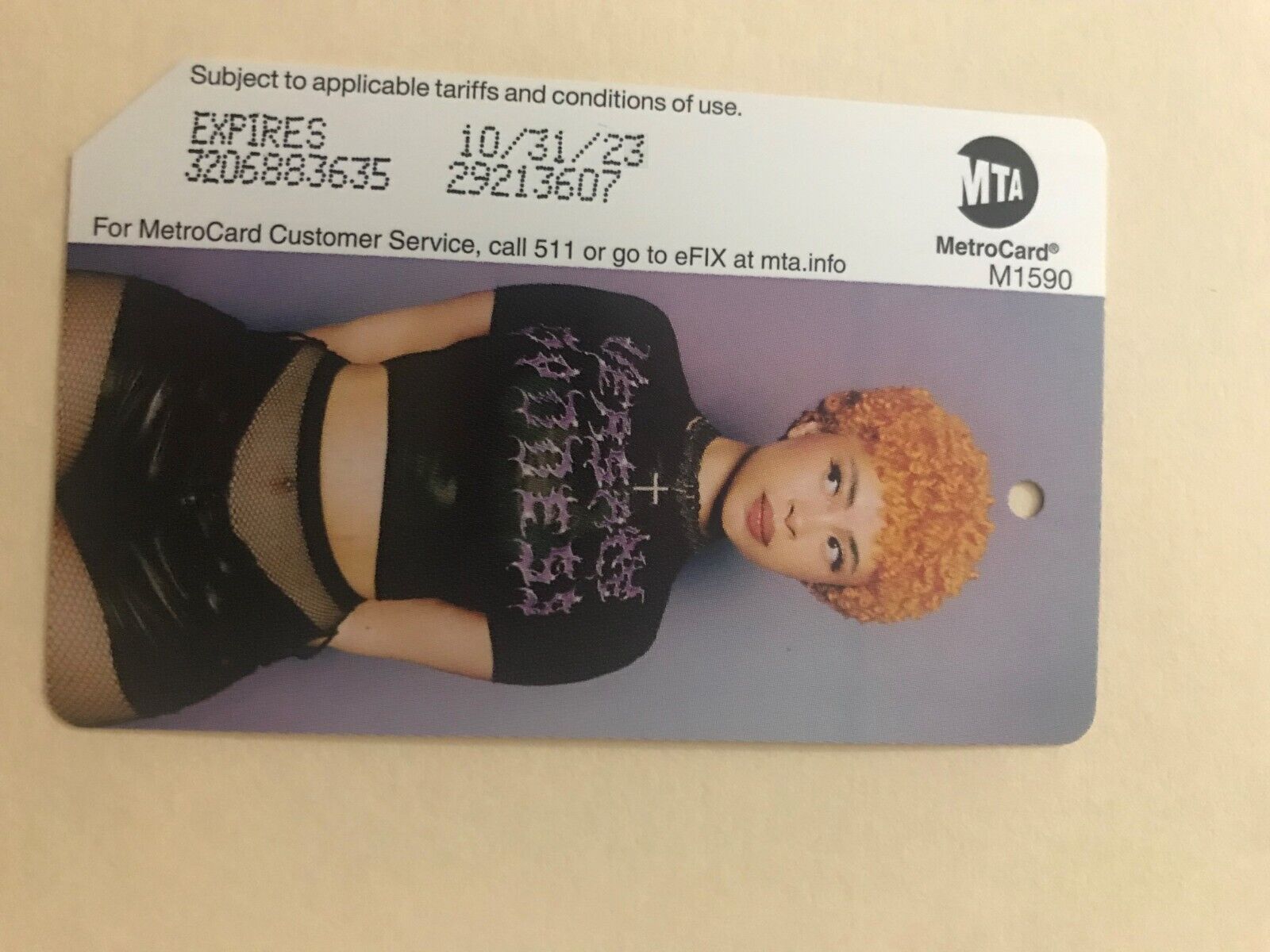 Ice Spice Metrocard - Limited Edition Collector Item