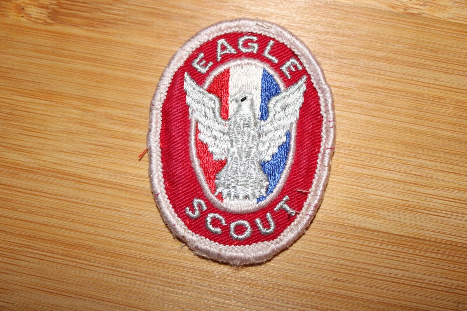 1975-1985 Eagle Scout Rank Patch Silver Eagle Boy Scouts of America BSA Patch