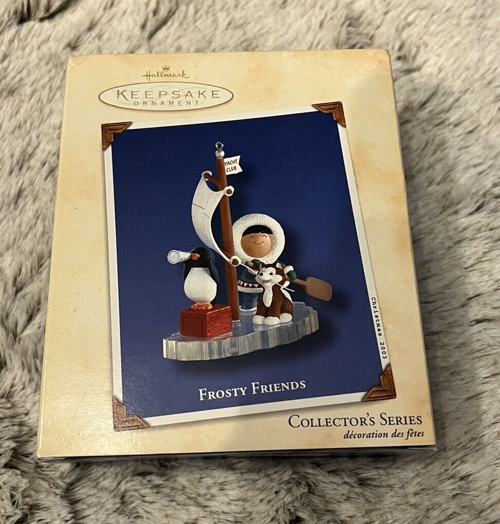 Hallmark Ornament 2003 Yacht Club Frosty Friends Eskimo with Box & Insert