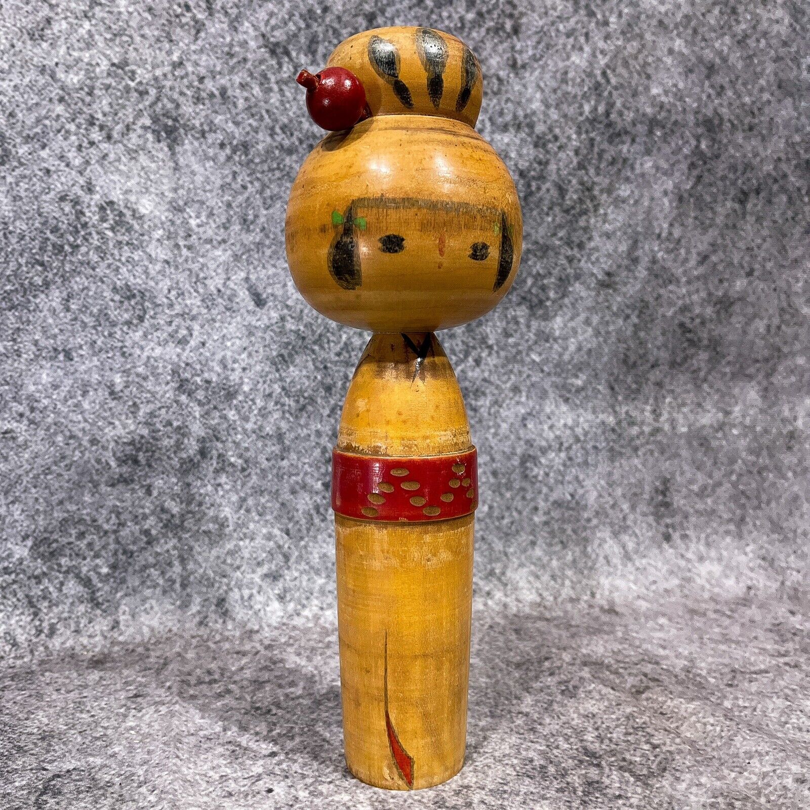 24cm Japanese KOKESHI Doll Vintage Wooden 9.5\